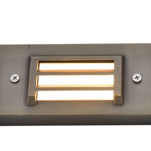 louved heavy duty cast brass deck light